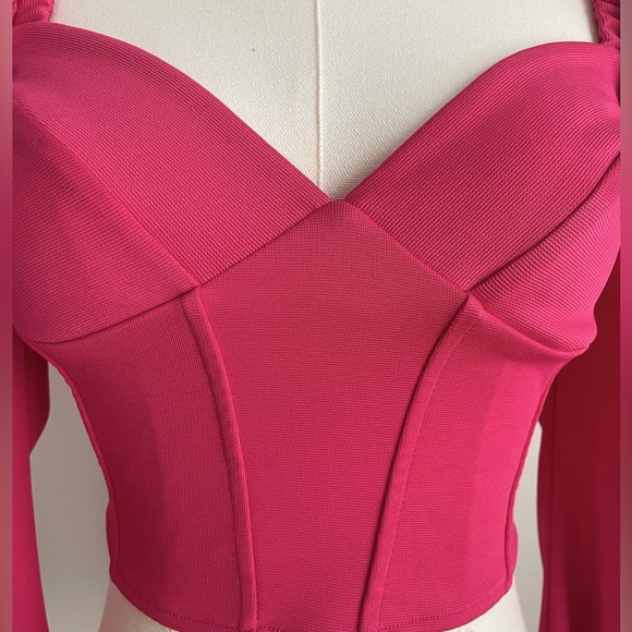 Zara Corset Crop Top Size S - Picture 4 of 7